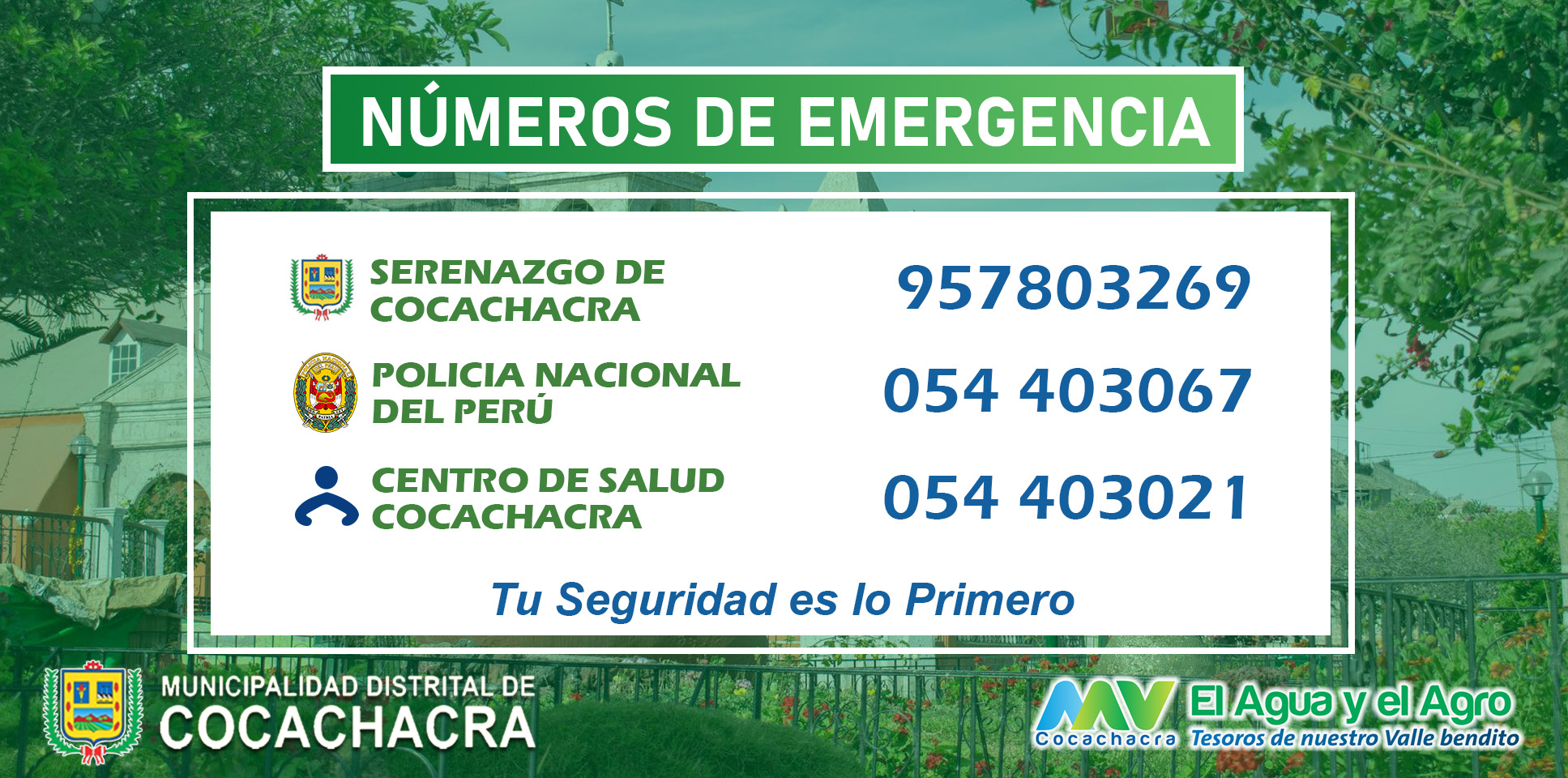 NUMEROS DE EMERGENCIA